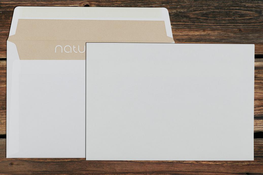 Kuvertierhüllen C6 114x162 mm Nassklebend Cremeweiß 90 g/qm